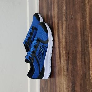 Saucony Kids Boy's Inferno Lite (Little Kid/Big Kid) Black/Blue 6 Big Kid